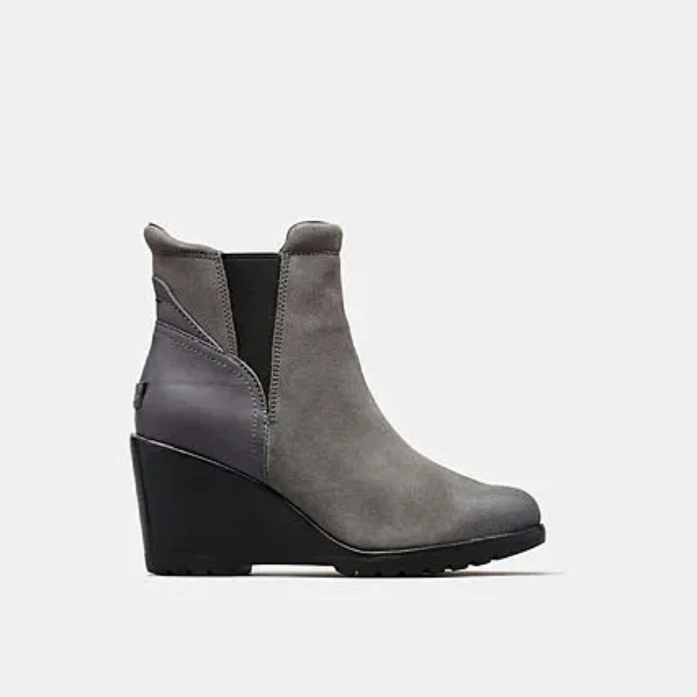 Sorel NWT Chelsea After Hours Quarry Suede Boots